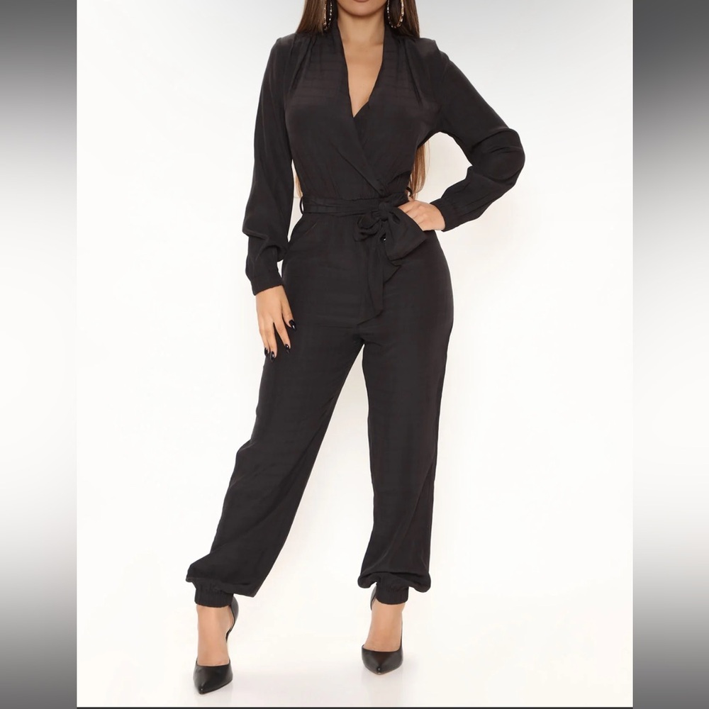 Waiting On You Jumpsuit - Black